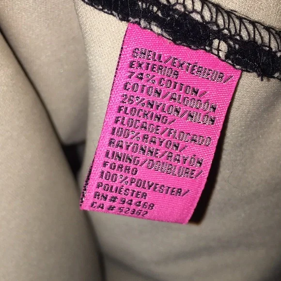 Betsy Johnson Black Lace Overlay Dress With Tan Lining and Cap Sleeves | Size 4 - Picture 5 of 8